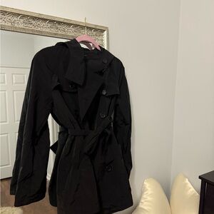 MICHAEL Michael Kors Classic Black Trench Coat